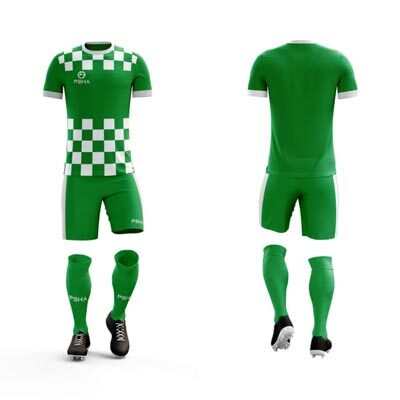 Strój piłkarski PEHA Croatia biało-zielony