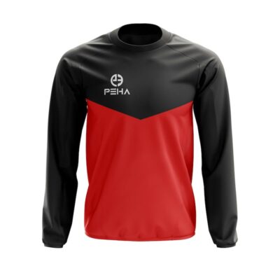 Bluza dresowa PEHA Rico czarno-czerwona