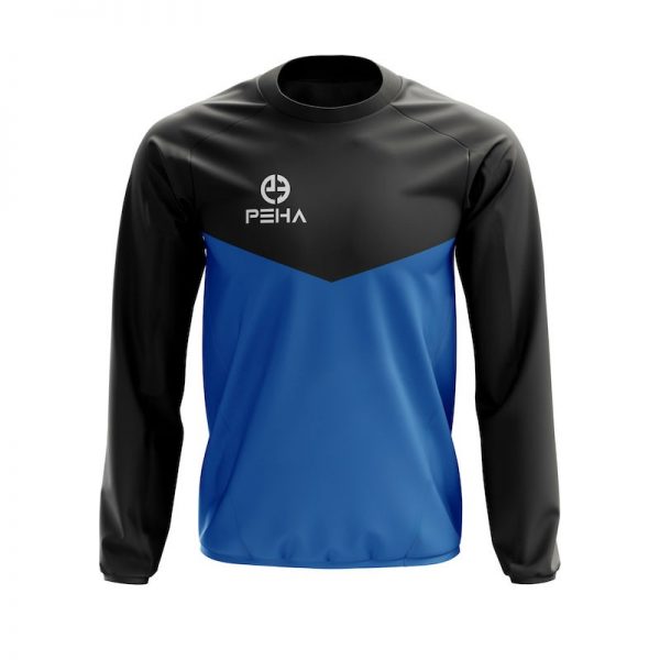 Bluza dresowa PEHA Rico czarno-niebieska