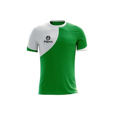 Koszulka piłkarska PEHA Champion biało-zielona