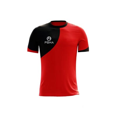 Koszulka piłkarska PEHA Champion czarno-czerwona