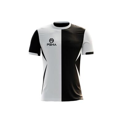 Koszulka piłkarska PEHA Derby biało-czarna