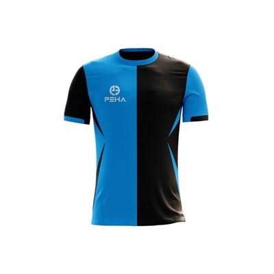 Koszulka piłkarska PEHA Derby turkusowo-czarna