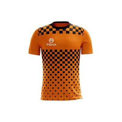 Koszulka piłkarska PEHA Dynamic pomarańczowo-czarna