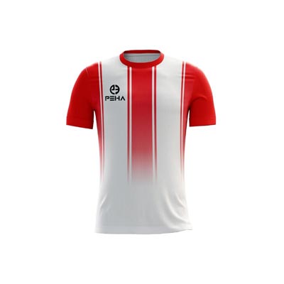Koszulka piłkarska PEHA Elite biało-czerwona