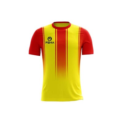 Koszulka piłkarska PEHA Elite żółto-czerwona