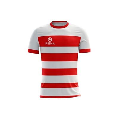 Koszulka piłkarska PEHA Player biało-czerwona