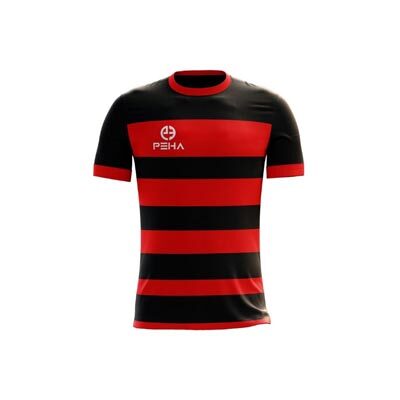 Koszulka piłkarska PEHA Player czarno-czerwona