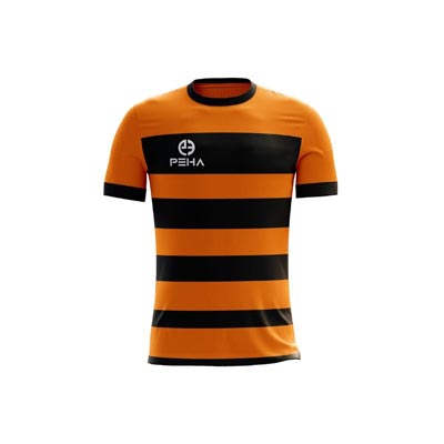 Koszulka piłkarska PEHA Player pomarańczowo-czarna