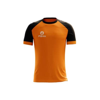 Koszulka piłkarska PEHA Premier pomarańczowo-czarna
