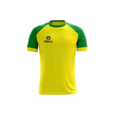 Koszulka piłkarska PEHA Premier żółto-zielona