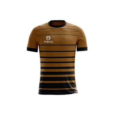Koszulka piłkarska PEHA Pro złoto-czarna