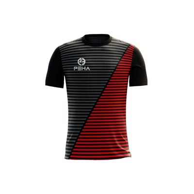 Koszulka piłkarska PEHA Rivera czarno-czerwona