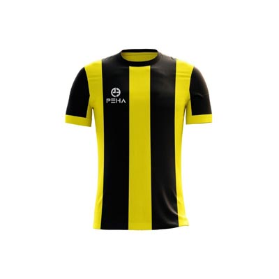 Koszulka piłkarska PEHA Striped żółto-czarna
