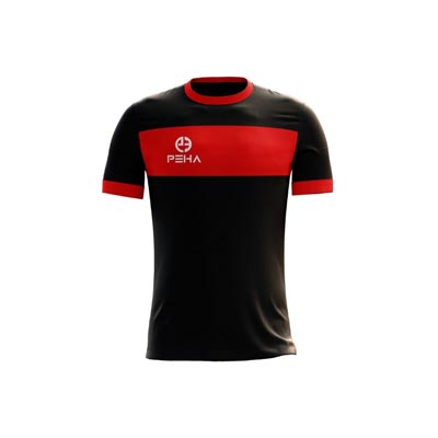 Koszulka piłkarska PEHA Victory czarno-czerwona