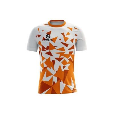 Koszulka siatkarska PEHA Mira biało-pomarańczowa