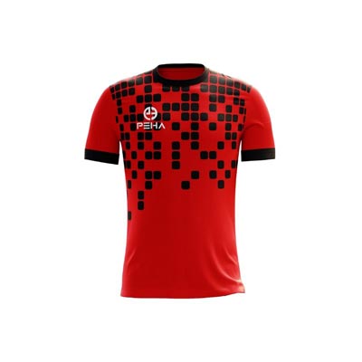 Koszulka siatkarska PEHA Pixel czerwono-czarna