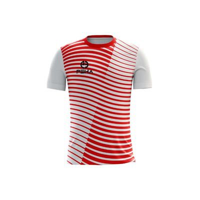 Koszulka siatkarska PEHA Santos biało-czerwona