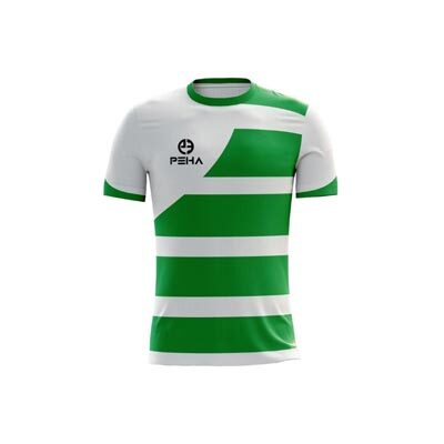 Koszulka piłkarska dla dzieci PEHA Celtic biało-zielona