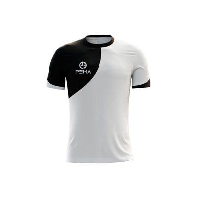 Koszulka piłkarska dla dzieci PEHA Champion czarno-biała