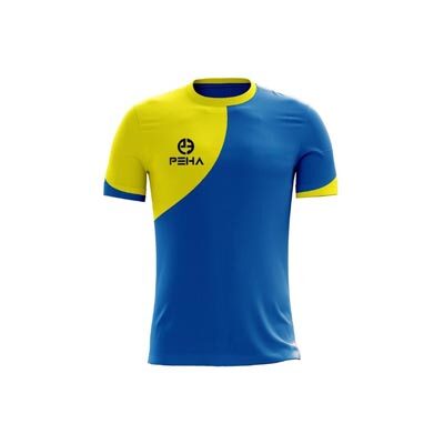 Koszulka piłkarska dla dzieci PEHA Champion żółto-niebieska