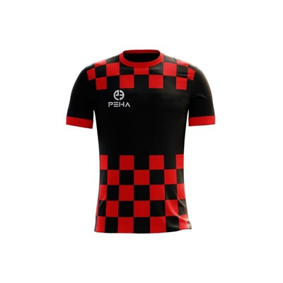 Koszulka piłkarska dla dzieci PEHA Croatia czerwono-czarna
