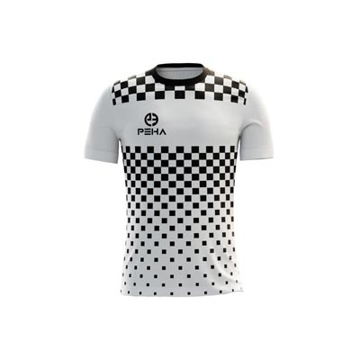 Koszulka piłkarska dla dzieci PEHA Dynamic biało-czarny