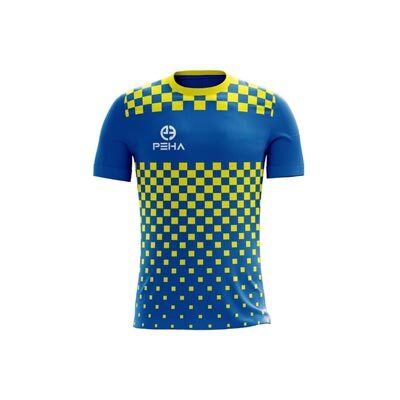 Koszulka piłkarska dla dzieci PEHA Dynamic niebiesko-żółta