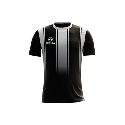 Koszulka piłkarska dla dzieci PEHA Elite czarno-biała