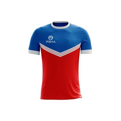 Koszulka piłkarska dla dzieci PEHA Mundial niebiesko-czerwona