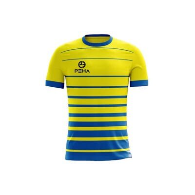 Koszulka piłkarska dla dzieci PEHA Pro żółto-niebieska