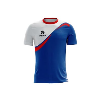 Koszulka piłkarska dla dzieci PEHA Rio biało-niebieska