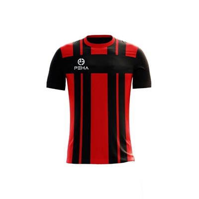 Koszulka piłkarska dla dzieci PEHA Torino czarno-czerwona