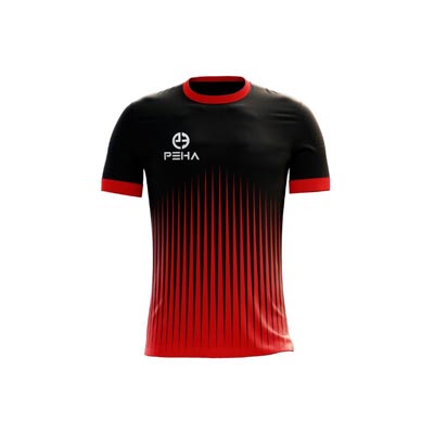 Koszulka piłkarska dla dzieci PEHA Torres czarno-czerwona
