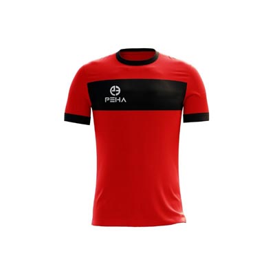 Koszulka piłkarska dla dzieci PEHA Victory czerwono-czarna