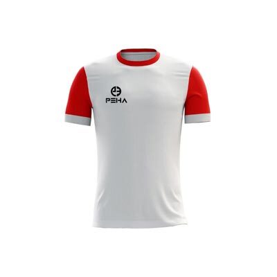 Koszulka piłkarska dla dzieci PEHA Winner biało-czerwona