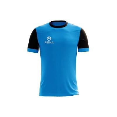 Koszulka piłkarska dla dzieci PEHA Winner turkusowo-czarna
