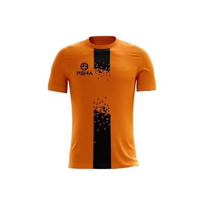 Koszulka siatkarska dla dzieci PEHA Magnetic pomarańczowo-czarna