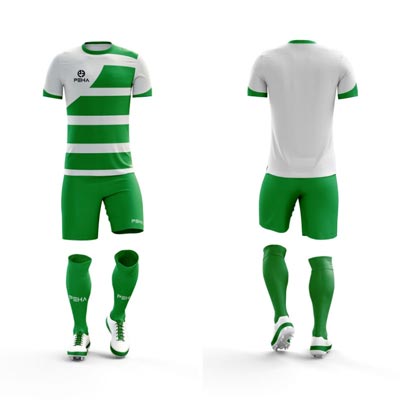 Strój piłkarski dla dzieci PEHA Celtic biało-zielony