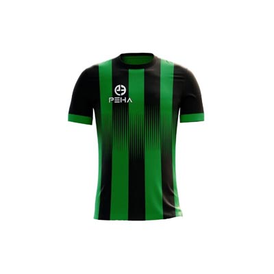 Koszulka piłkarska PEHA Alfa zielono-czarna