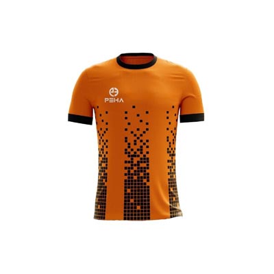 Koszulka piłkarska PEHA Bravo pomarańczowo-czarna