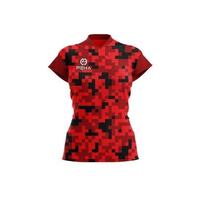 Koszulka siatkarska damska PEHA Army czerwona