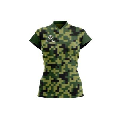 Koszulka siatkarska damska PEHA Army zielona