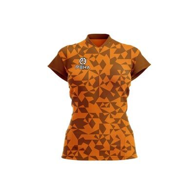 Koszulka siatkarska damska PEHA Combat pomarańczowa