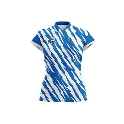Koszulka siatkarska damska PEHA Sampa biało-niebieska