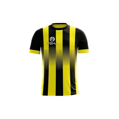 Koszulka siatkarska PEHA Alfa żółto-czarna