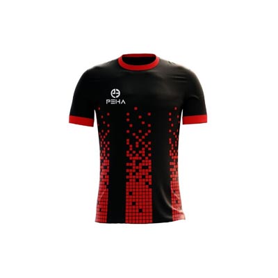 Koszulka siatkarska PEHA Bravo czarno-czerwona