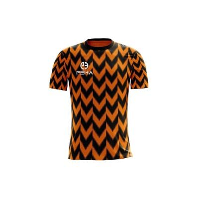 Koszulka siatkarska PEHA Vigo czarno-pomarańczowa