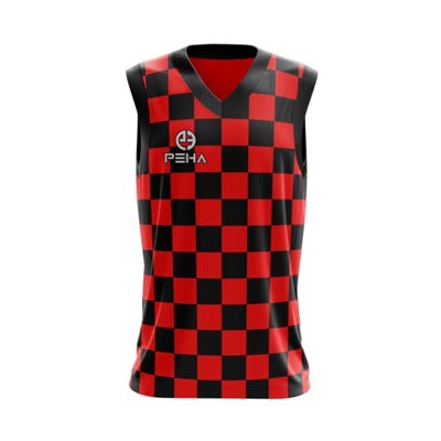 Koszulka koszykarska PEHA Croatia czerwono-czarna