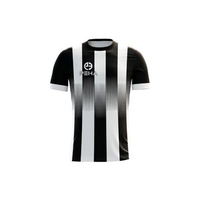 Koszulka piłkarska dla dzieci PEHA Alfa biało-czarna